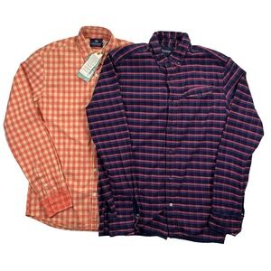 Scotch & Soda Men's 100% Cotton Gingham Check Plaid flannel Chest Pocket Size M